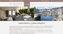 Desktop Screenshot of chambrecharmehonfleur.com